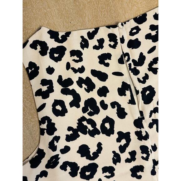 Abercrombie Pattern Shell Top Leopard Print Small - Picture 4 of 7